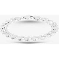 Sterling Silver 8.5" Flat Square Curb Bracelet 8.23.7143