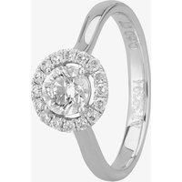 1888 Collection Platinum 0.60ct Diamond Floating Halo Ring DSR21(.60CT PLUS)- F/SI1/0.79ct