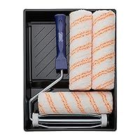 HAMILTON for The Trade 5 Piece Roller Set with Tray, 9", White/Orange, (3281129-90)