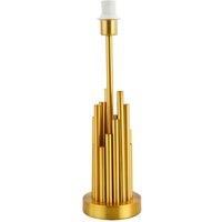 Modern Stalagmite Designed Table Lamp Base with Multi Level Pipes in Satin Go...
