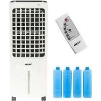 Portable Air Cooler Humidifier Evaporative Cool Fan Remote Control 3 Speed Mylek