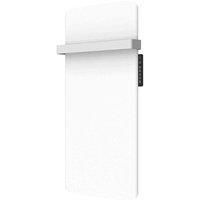 MYLEK Infrared Towel Panel Heater Radiator - Programmable Digital Vertical Upright Low Energy Eco Slim Towel Warmer Rail for Bathrooms - Wall mountable (800W) Lot20