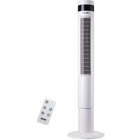 Mylek Tower Fan Electric Oscillating Cooling Timer Remote Control Digital White
