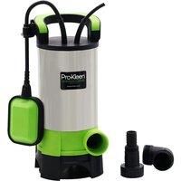 Pro-Kleen 1100w Submersible Electric Water Pump for Clean or Dirty Water with Float Switch - for Floods, Pools, Gardens, Wells, Ponds & More