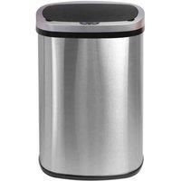 Glamhaus Sensor Bin 60 Litre For Kitchen - Brushed Stainless Steel With Power Adaptor Or Battery Operated