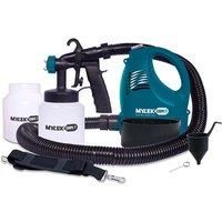 MYLEK Electric Paint Sprayer Gun Kit - 2 Paint Cups, Shoulder Strap, 1.5m Spray Hose, Professional Coverage, 650W, Sheds, Fences, Walls, Ceilings, Furniture, Indoor and Outdoor