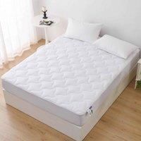 Glamhaus Mattress Topper Cozy Night Anti Allergy Odour Prevent Antimicrobial