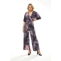 Jumpsuit In Grey and Pink Tie Dye