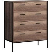 FWStyle 4 Drawer Loft Industrial Chest Of Drawers