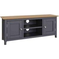 FWStyle Taberno Oak TV Unit - Graphite Blue