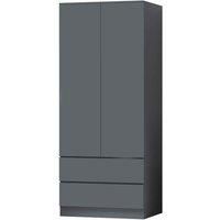 FW Style Stora Combination Wardrobe - Matt Dark Grey