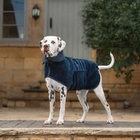 Lords and Labradors Bamboo Drying Coat In Navy, Blue