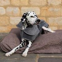 Lords & Labradors Bamboo Drying Cushion & Dog Bed Cover (M, Mole) Suits Sensitive Skin | Machine Washable Dog Cushion | Made From Bamboo To Protect Against Muddy Paws | Cushion Cover For Medium Dogs