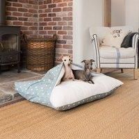 Lords and Labradors Sleepy Burrows Duck Egg Spot L, Blue