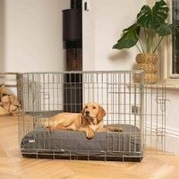 Lords and Labradors Pet Cushion w/Inner Granite Boucle L, Grey