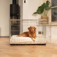 Lords and Labradors Pet Cushion w/Inner Ivory Boucle M, Cream