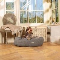 Lords and Labradors Donut Bed w/Inner Granite Boucle L, Cream