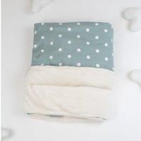 Lords and Labradors Blanket Duck Egg Spot M, Brown