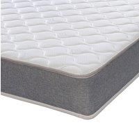 Starlight Beds Essential Open Coil Sprung Mattress Memory Foam & Spring Support in Black | Size: Small Single