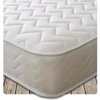 Starlight Beds Cooltouch Diamonds Hybrid Memory Foam & Pinna-coil Innerspring Mattress With White Border 18Cm Deep. 5Ft King Size Mattress - 150Cm X 200Cm, White