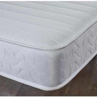 Starlight Beds Cooltouch Ortho Zoned Hybrid Memory Foam & Pinna-coil Innerspring Value Mattress With White Border 18Cm Deep. 4Ft6 Double Mattress - 135Cm X 190Cm, White