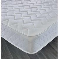 Starlight Beds Cooltouch Zig Zag Diamond Hybrid Memory Foam & Pinna-coil Innerspring Value Mattress With White Border 18Cm Deep. Shorty Mattress - 75Cm X 175Cm