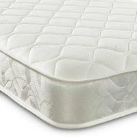 Starlight Beds Cooltouch & Wave Hybrid Memory Foam & Pinna-coil Innerspring Value Mattress With White Border 18Cm Deep.4Ft6 Double Mattress - 135Cm X 190Cm, White