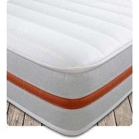 Starlight Beds Cooltouch Orange Stripe Memory Foam Pinna-coil Innerspring Value Mattress With White Border - Shorty, White