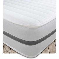 Starlight Beds Cooltouch Grey Stripe Hybrid 1000 Count Micro Pocket-pro Spring & 7inch Support Foam Delux Comfort Plus Mattress 23Cm Deep. 3Ft Single Mattress - 90Cm X 190Cm