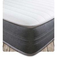 Starlight Beds Cooltouch Memory Foam & Pinna-coil Innerspring Value Mattress With Grey Border 18Cms Deep. 4Ft Small Double Mattress - 120Cm X 190Cm