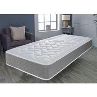 Capital Beds 18cm Deep Grey Memory Foam Hybrid Open Coil Sprung Mattress