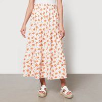 Aligne Hema Floral-Print Poplin Midi Skirt - EU 34/UK 6