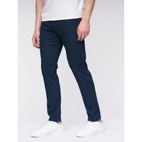 Henleys Visit Designer Everyday Casual Comfort Chinos Mens Blue