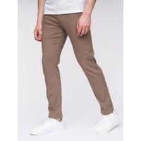 Henleys Visit Designer Casual Comfort Everyday Chinos Mens Tan