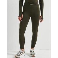 Peach Fit Womens Nina Seamless Legging - Khaki