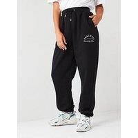 Peach Fit Womens Beautifully Active Oversized Jogger - Black