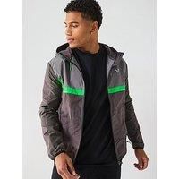Okami Mens Primary Lightweight Jacket - Black/Green