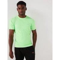 Okami Mens Brockton T-Shirt - Green - Grey