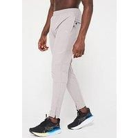 Okami Mens Block Woven Trackpant - Light Grey
