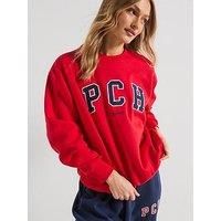 Peach Fit Women'S Ivy Sweatshirt - Red
