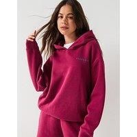 Peach Fit Womens Cozy Season Hoody - Burgundy