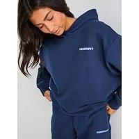 Peach Fit Womens Cozy Season Hoodie - Navy