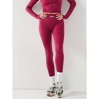 Peach Fit Womens Nina Legging - Dark Red