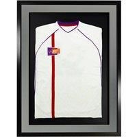 3D Mounted Sports Shirt Display Frame with Black Frame and Silver Mount 60 x 80cm