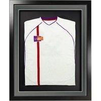3D Mounted Sports Shirt Display Frame with Black Frame and Silver Mount 40 x 50cm
