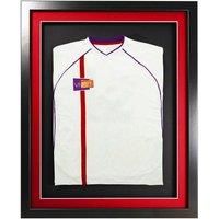 3D Mounted Sports Shirt Display Frame with Black Frame and Red Mount 40 x 50cm