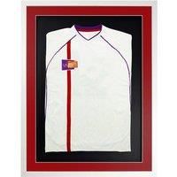 3D Mounted Sports Shirt Display Frame with White Frame and Red Mount 61 x 91.5cm