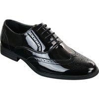 Mens Lace Patent Brogues Shoes Gatsby Classic 1920/'s Shiny White Black Red