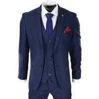Paul Andrew Calvin Men's Wedding Navy 3 Piece Suit