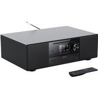 Majority Internet Radio CD Player with DAB+ & FM Radio and a Powerful Subwoofer | 120W 2.1 Speaker System | Smart Radio with Spotify, Podcasts, Bluetooth, 90+ Presets, TFT Display | Majority Quadriga